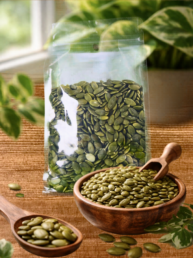 Premium Pumpkin Seeds | Raw & Unshelled | Zinc-Rich Superfood for Immunity & Heart Health